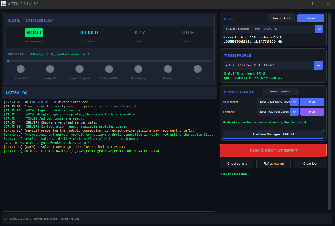 Artemis Unlock toolkit overview
